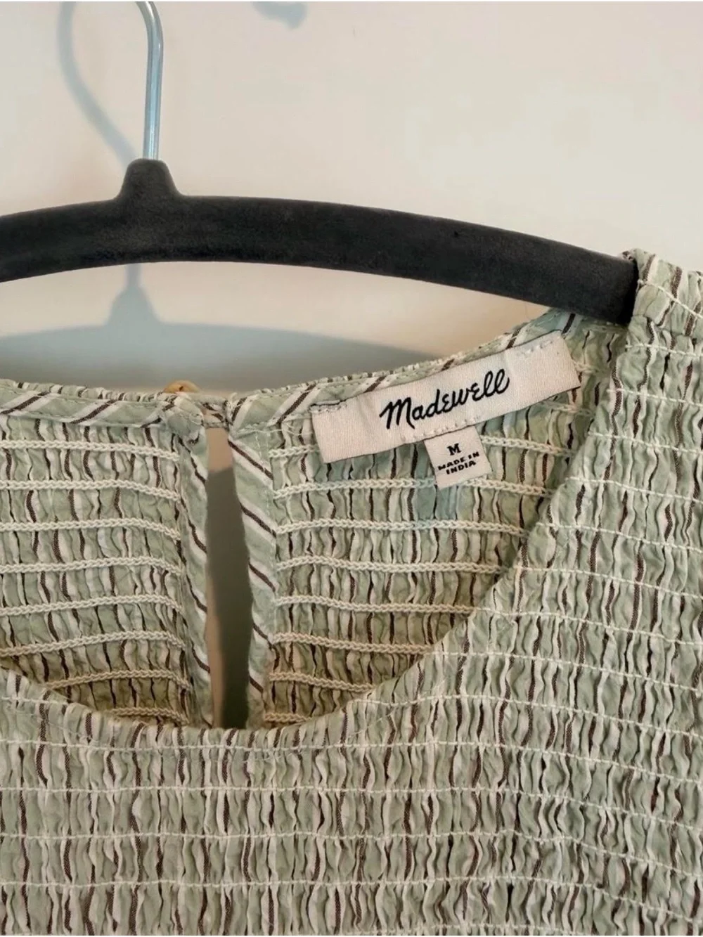 Madewell Melody smocked midi dress
